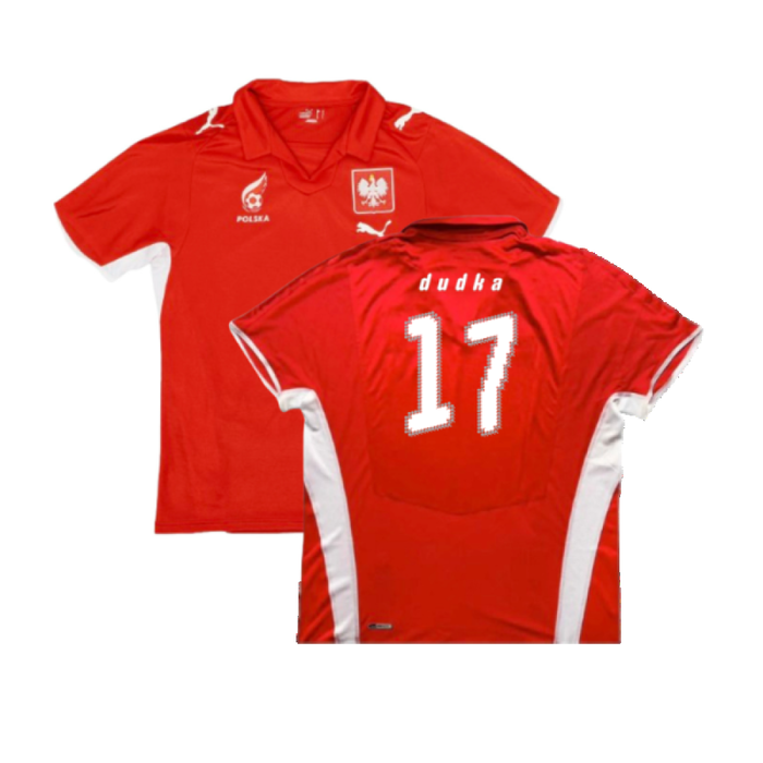 Poland 2008-09 Away Shirt (M) (Good) (Dudka 17)