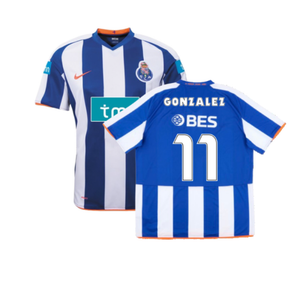 Porto 2008-09 Home Shirt (L) (Excellent) (Gonzalez 11)_0