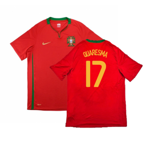 Portugal 2008-10 Home Shirt (M) (Very Good) (Quaresma 17)_0