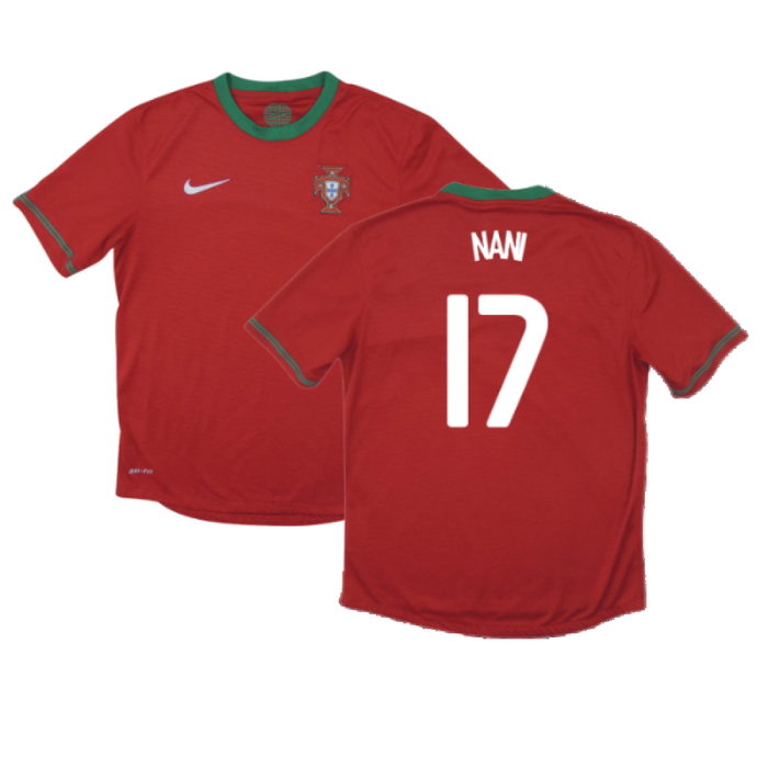 Portugal 2012-13 Home Shirt (M) (Good) (Nani 17)