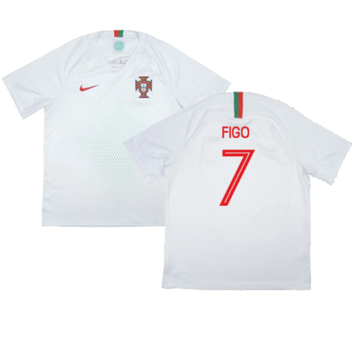 Portugal 2018-19 Away Shirt (L) (Figo 7) (Good)