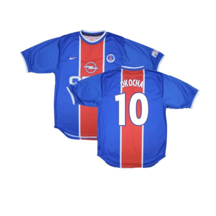 PSG 1999-00 Home Shirt (Good) (Okocha 10)