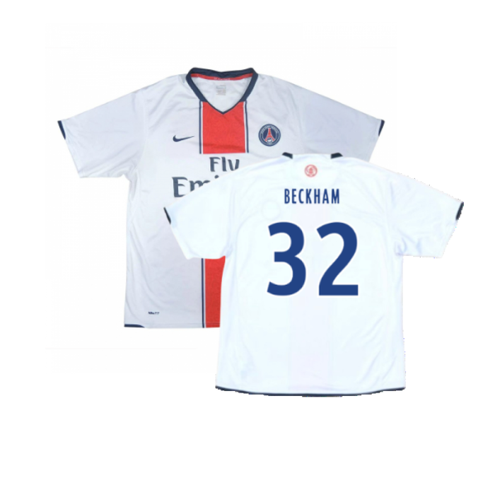 PSG 2007-08 Away Shirt (L) (Fair) (BECKHAM 32)