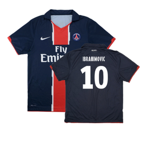 PSG 2010-11 Away Shirt (XL) (Good) (IBRAHIMOVIC 10)_0