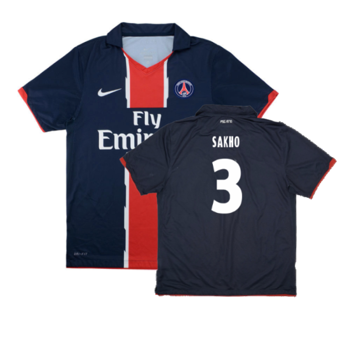 PSG 2010-11 Away Shirt (XL) (Good) (Sakho 3)