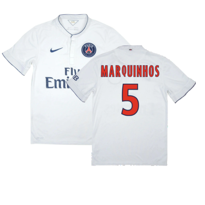 PSG 2014-15 Away Shirt (M) (MARQUINHOS 5) (Good)