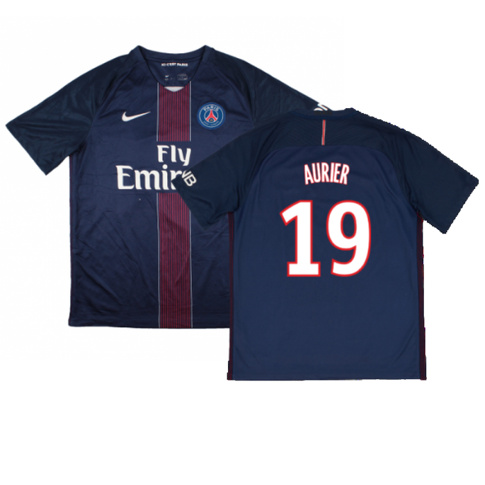 PSG 2016-17 Home Shirt (L) (Excellent) (Aurier 19)