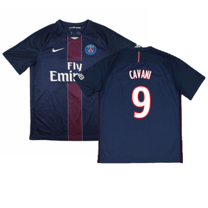 PSG 2016-17 Home Shirt (M) (Good) (Cavani 9)_0