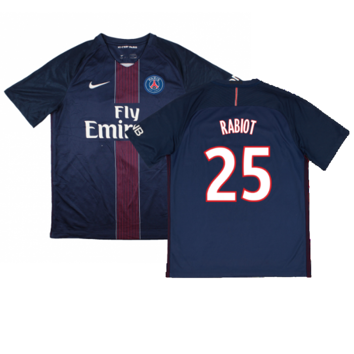 PSG 2016-17 Home Shirt (L) (Excellent) (Rabiot 25)