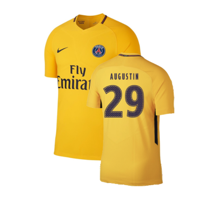 PSG 2017-18 Away Shirt (S) (Fair) (Augustin 29)