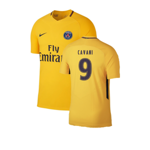 PSG 2017-18 Away Shirt (S) (Fair) (Cavani 9)_0