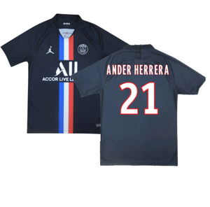 PSG 2019-20 Fourth Shirt (S) (Ander Herrera 21) (BNWT)_0