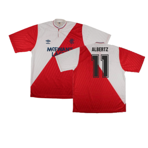 Rangers 1987-88 Away Shirt (L) (Excellent) (ALBERTZ 11)_0