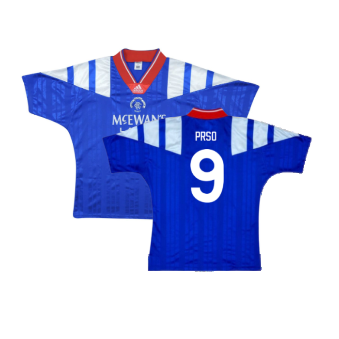 Rangers 1992-94 Home Shirt (S) (Good) (PRSO 9)