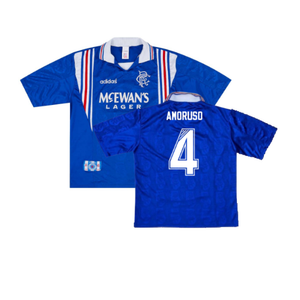 Rangers 1996-97 Home Shirt (XL) (Excellent) (AMORUSO 4)_0