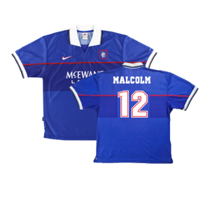 Rangers 1997-99 Home Shirt (XL Boys) (Excellent) (Malcolm 12)_0