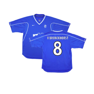 Rangers 1999-01 Home Shirt (XXL) (Good) (V Bronckhorst 8)_0