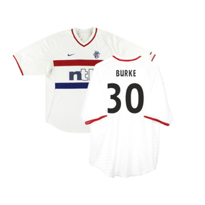 Rangers 2000-01 Away Shirt (XL Boys) (Good) (Burke 30)_0