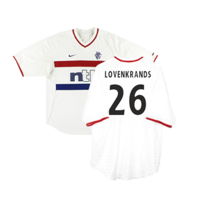 Rangers 2000-01 Away Shirt (XL Boys) (Good) (Lovenkrands 26)_0