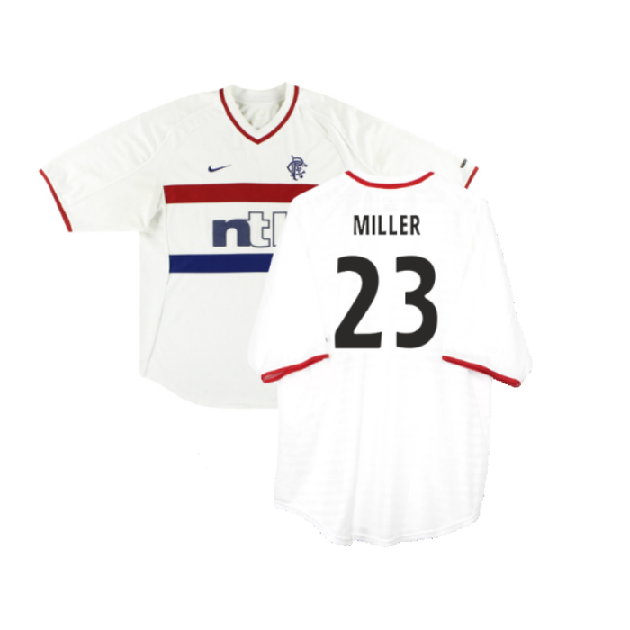 Rangers 2000-01 Away Shirt (XL Boys) (Good) (Miller 23)