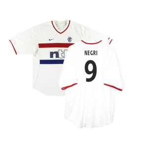 Rangers 2000-01 Away Shirt (XL Boys) (Good) (NEGRI 9)_0