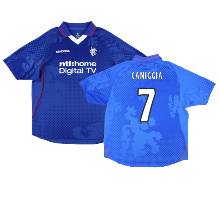 Rangers 2002-2003 Home Shirt (S) (Excellent) (Caniggia 7)