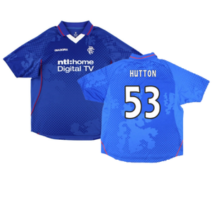 Rangers 2002-2003 Home Shirt (XXL) (Excellent) (Hutton 53)_0