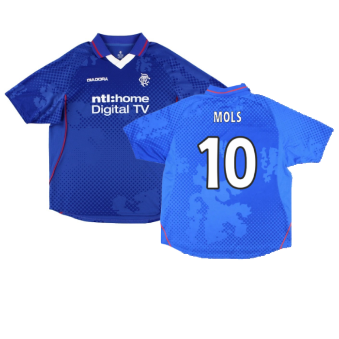 Rangers 2002-2003 Home Shirt (XXL) (Excellent) (Mols 10)