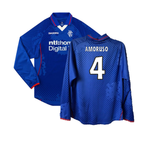 Rangers 2002-2003 Long Sleeved Home Shirt (XL) (Excellent) (Amoruso 4)_0