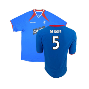 Rangers 2003-2004 Home Shirt (XL) (Excellent) (De Boer 5)_0