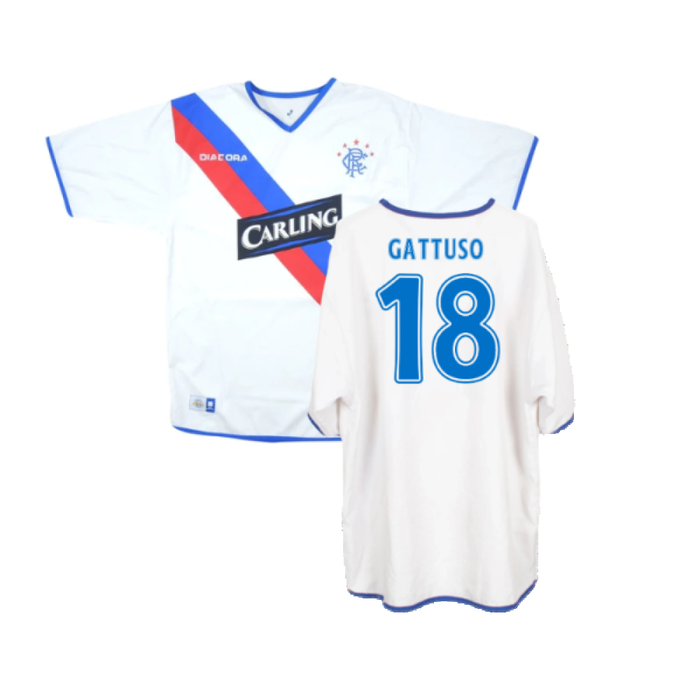 Rangers 2004-05 Away Shirt (L) (Very Good) (GATTUSO 18)