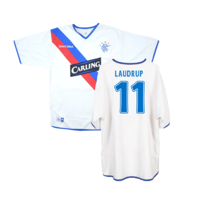 Rangers 2004-05 Away Shirt (L) (Very Good) (LAUDRUP 11)