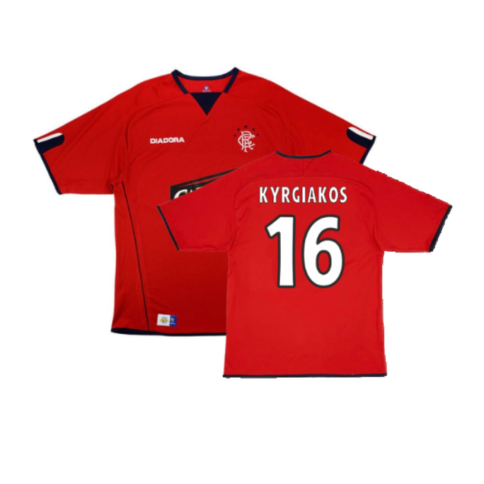 Rangers 2004-05 Third Shirt (L) (Very Good) (Kyrgiakos 16)