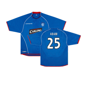 Rangers 2005-06 Home Shirt (Very Good) (Adam 25)_0