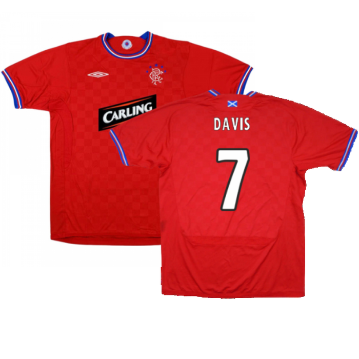 Rangers 2009-10 Away Shirt (Excellent) (Davis 7)