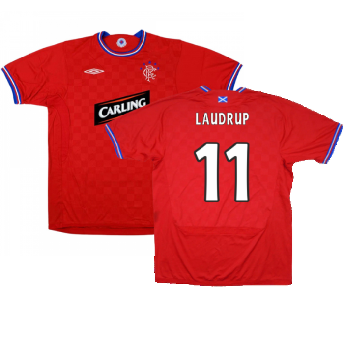 Rangers 2009-10 Away Shirt (Excellent) (LAUDRUP 11)