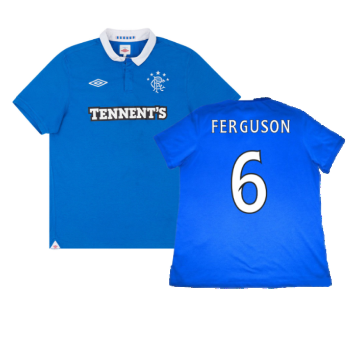 Rangers 2010-11 Home Shirt (Very Good) (FERGUSON 6)