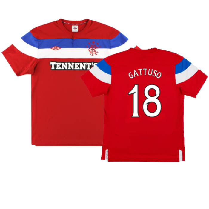 Rangers 2011-12 Away Shirt (L) (Very Good) (Gattuso 18)