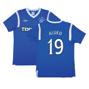 Rangers 2011-12 Home Shirt (L) (Very Good) (Aluko 19)_0