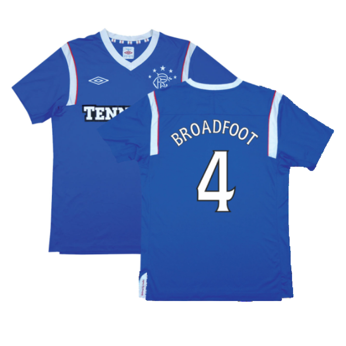 Rangers 2011-12 Home Shirt (S) (Excellent) (Broadfoot 4)