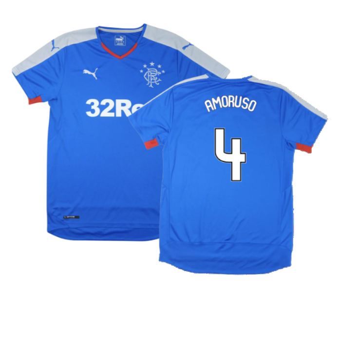 Rangers 2015-16 Home Shirt (S) (Excellent) (AMORUSO 4)