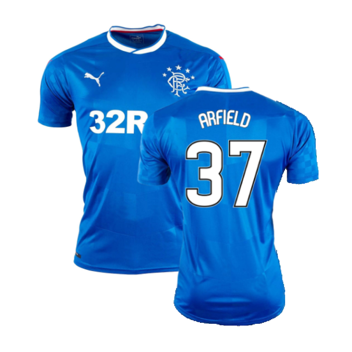 Rangers 2016-18 Home Shirt (M) (Very Good) (Arfield 37)