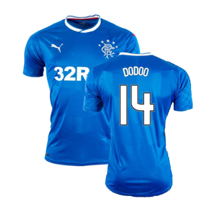 Rangers 2016-17 Home Shirt (XXL) (Fair) (Dodoo 14)_0