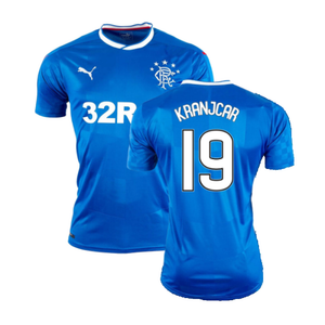 Rangers 2016-17 Home Shirt (XL) (Mint) (Kranjcar 19)_0