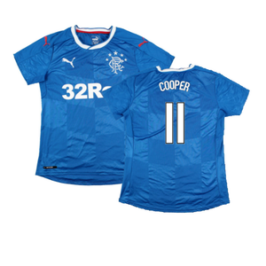 Rangers 2016-18 Women\\\'s Home Shirt (Ladies 12) (Excellent) (Cooper 11)_0