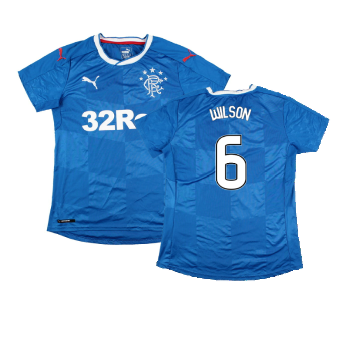 Rangers 2016-18 Women\\\'s Home Shirt (Ladies 12) (Excellent) (Wilson 6)