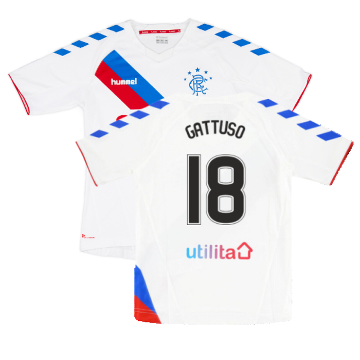 Rangers 2018-19 Away Shirt (S) (Very Good) (GATTUSO 18)