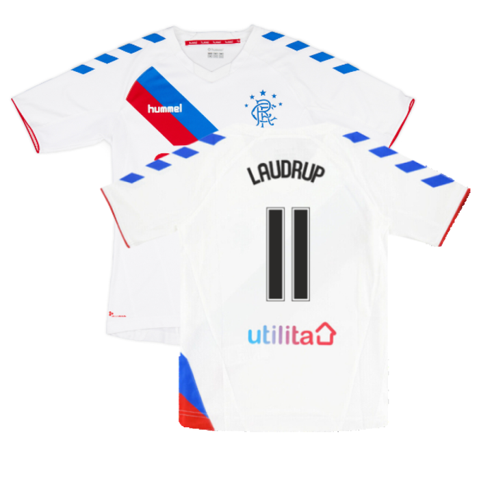 Rangers 2018-19 Away Shirt (S) (Very Good) (LAUDRUP 11)