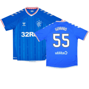 Rangers 2019-20 Home Shirt (L) (Excellent) (Gerrard 55)_0