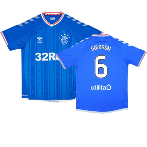 Rangers 2019-20 Home Shirt (L) (Excellent) (GOLDSON 6)_0